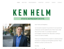 Tablet Screenshot of kenhelm.com